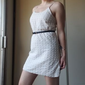 Gap Textured White Sundress